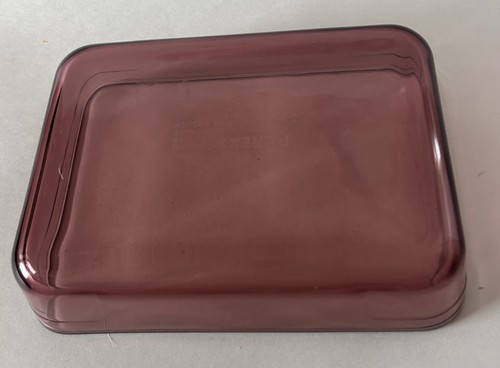 Vintage Pyrex #7210 Cranberry Purple 3 Cup/750mL Baking Dishes Set Of 2 - Picture 7 of 7