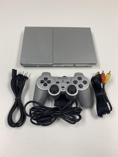 Sony PlayStation 2 PS2 Slim Silver Console Bundle with 1 Sony Controller 
