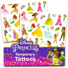 Disney Princess Over 50 Temporary Tattoos