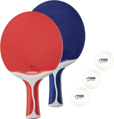 Flow Outdoor 2-Player Table Tennis Set Includes Two Outdoor Rackets and Two Outd