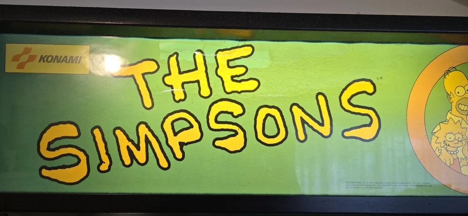  THE SIMPSONS ARCADE MACHINE de Konami 1991 Foto 3 de 4