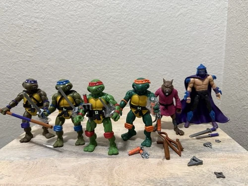 Playmates TMNT 1988 Remastered Animated Figure 6-Pack Loose Figures