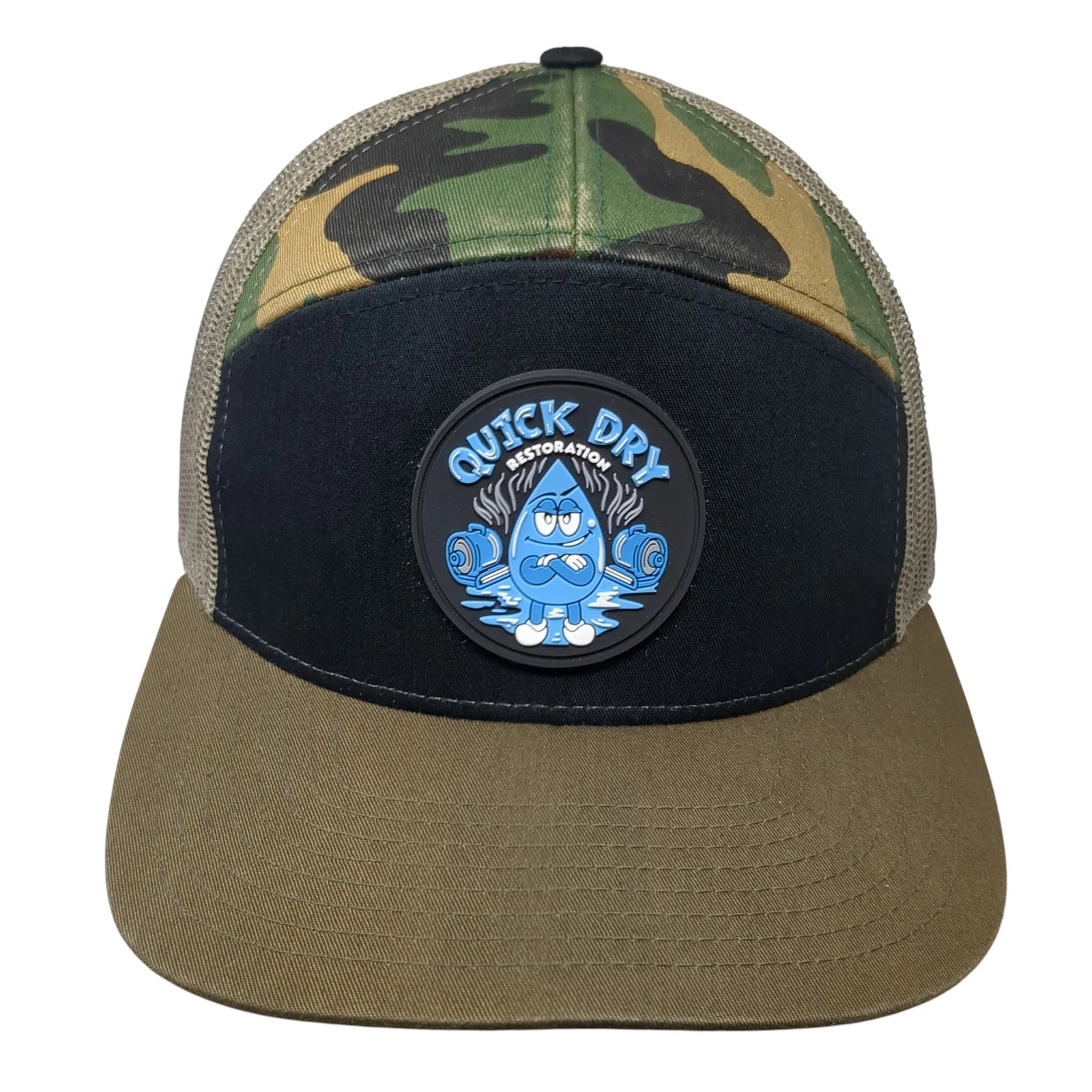 Quick Dry Restoration Trucker Hat Multicolor OS Adjustable Mesh Back Richardson