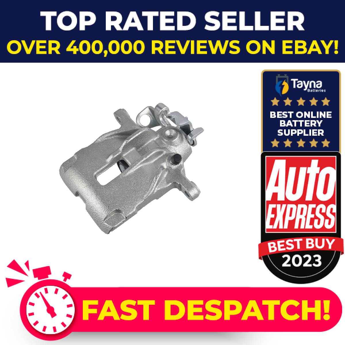 Brake Caliper fits VAUXHALL VIVARO X83 Rear Right 2.0 1.9D 2.0D 2.5D 01 to 14