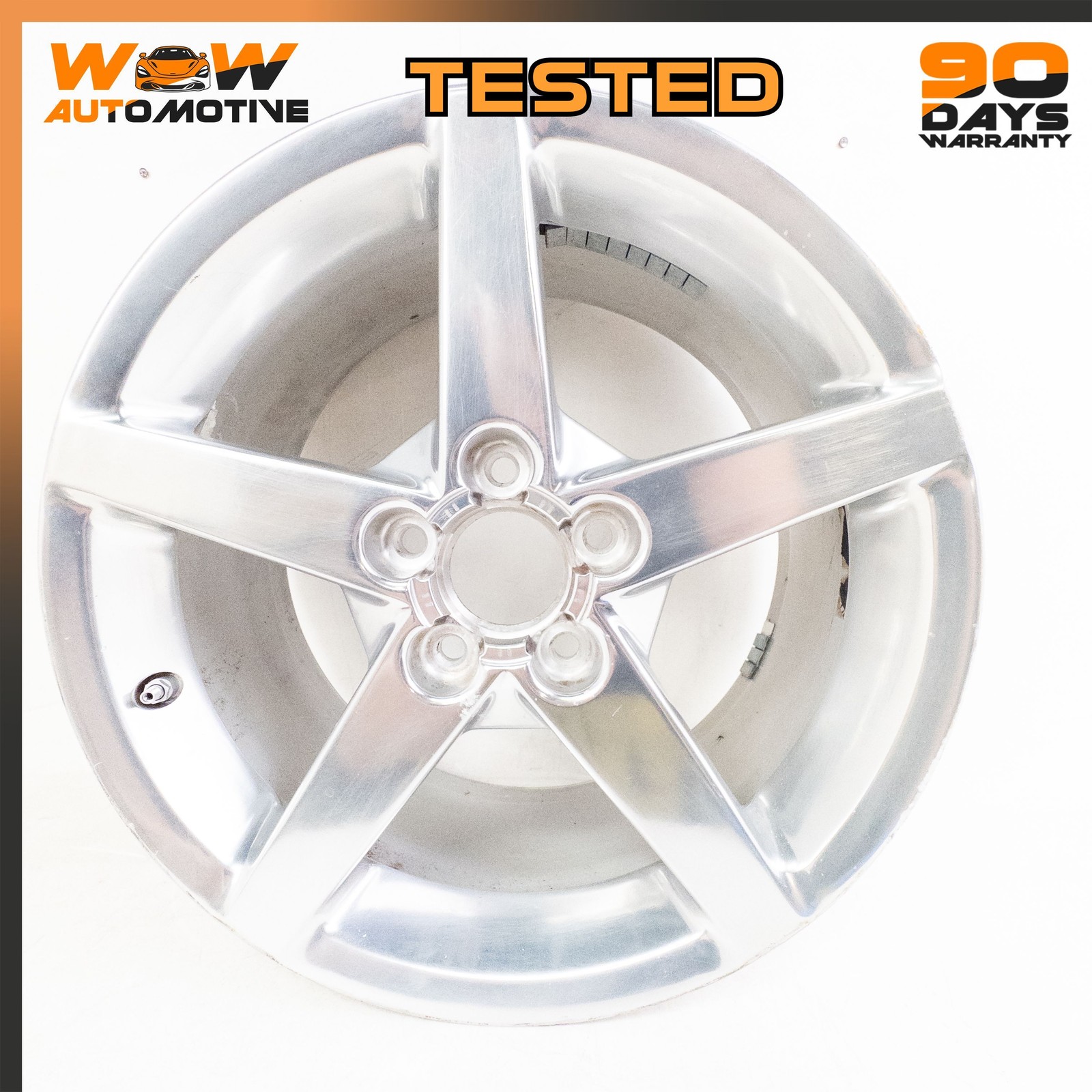 06-10 CHEVROLET CORVETTE C6 18 X 8,5J FRONT RIGHT LEFT WHEEL RIM ASSEMBLY OEM