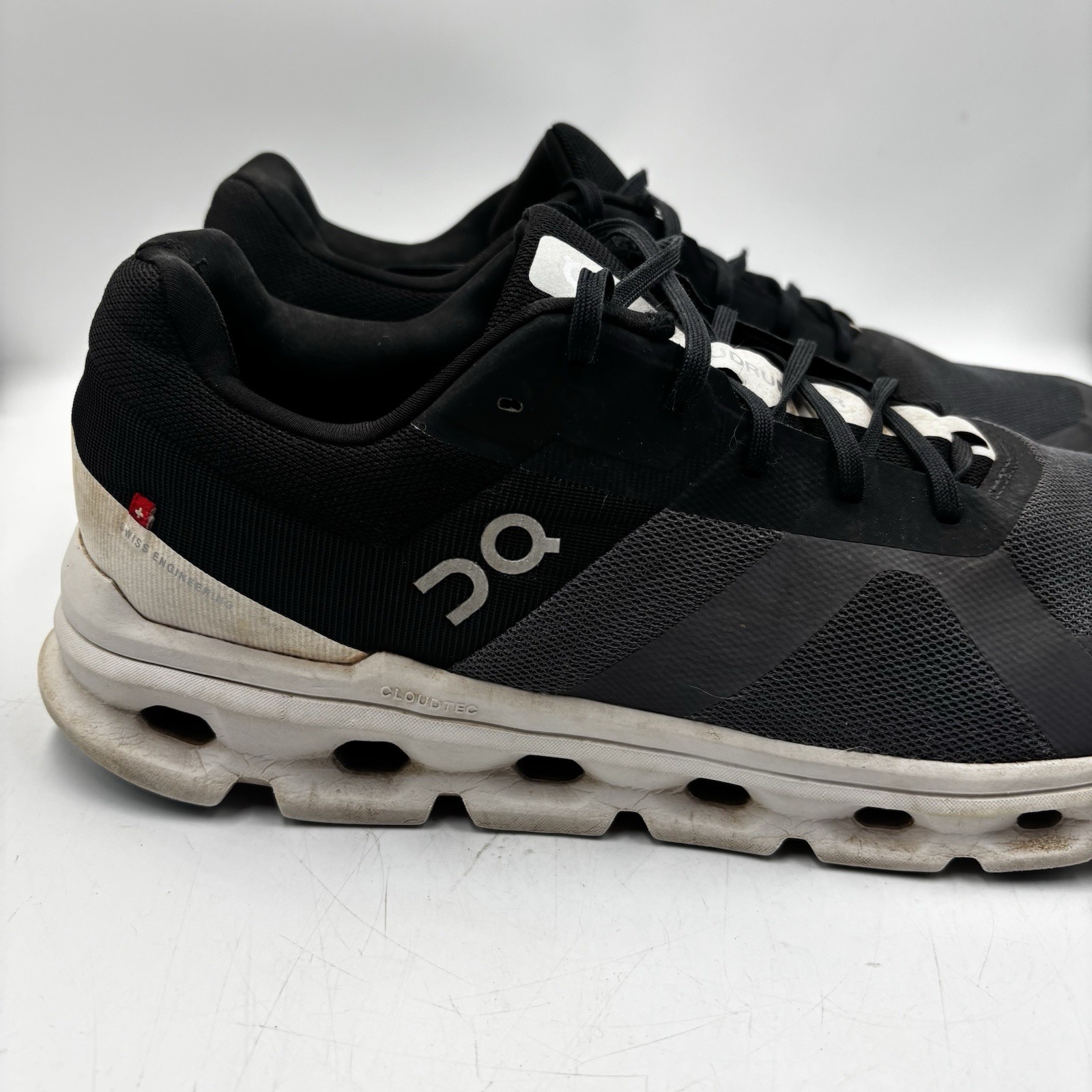 On Cloud Cloudrunner Mens Size 13 Eclipse Gray/Fr… - image 2