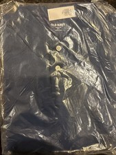 Old Navy Men  s Polo, 2XL, Solid Dark Blue Design