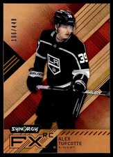 Alex Turcotte 2021-22 Upper Deck Synergy FX Rookies Orange Rookie 166/449 Los