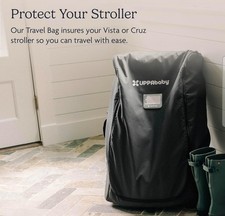 Bolsa de viaje UPPAbaby para cochecitos Vista y Cruz - negra #1813|precio de venta sugerido por el fabricante 199 USD
