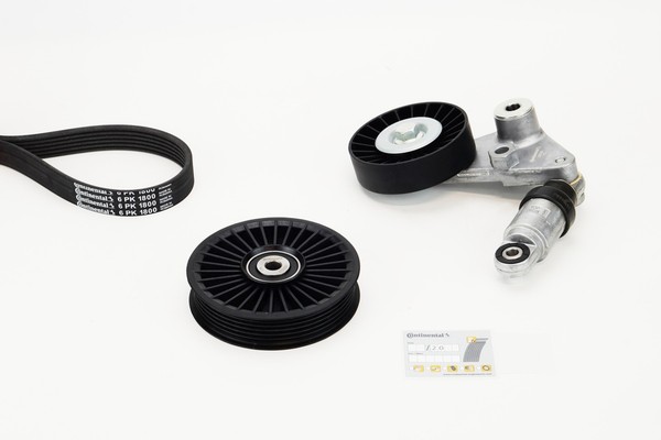 Keilrippenriemensatz Continental Ctam 6PK1800K1 FüR Opel Astra CC T98 F70 Zafira-image