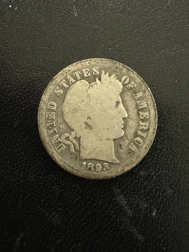 1893 O Barber Liberty Head Dime G