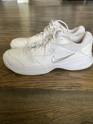 Nike Court Lite 2 Tennis Shoe Women Sz 11 White Classic Sport