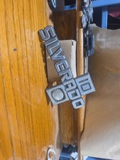Vintage Chevrolet Silverado 10 Fender Emblem Badge Part 14026451