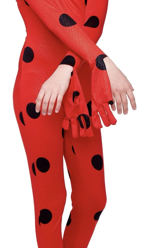 Чудесный божья коровка костюм ребенка большой 10-12 в дух комбинезон перчатки маска для глаз - Изображение 4 из 4