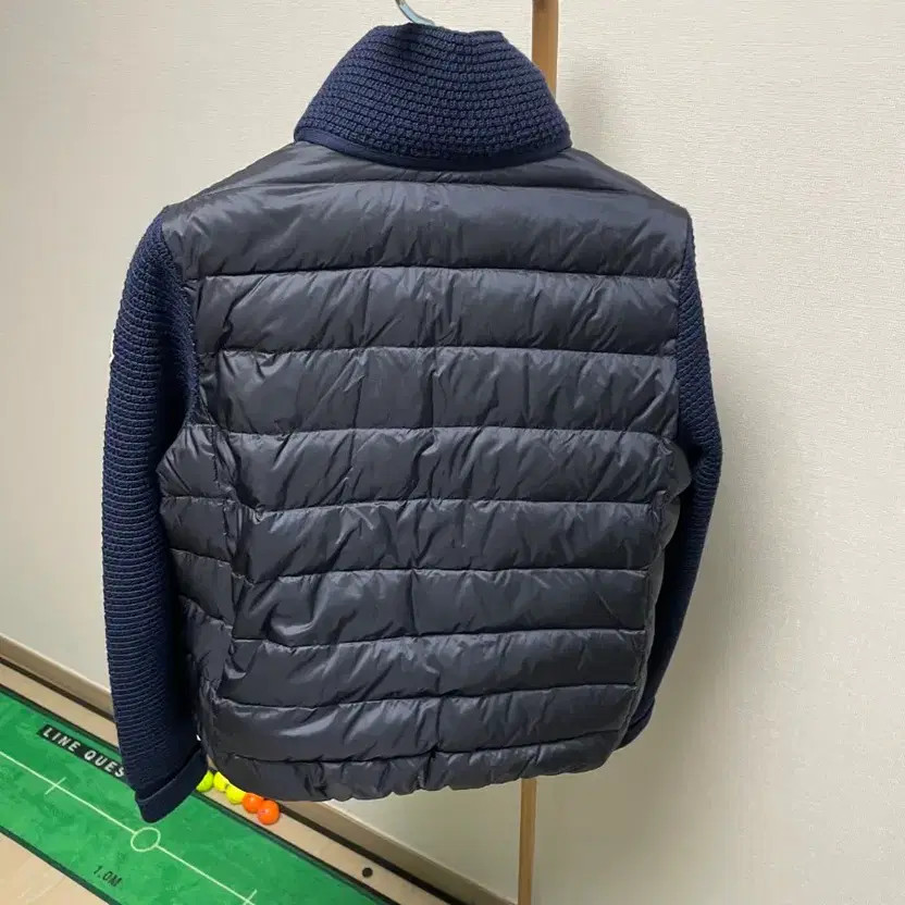 Moncler Knit Padded Cardigan S Size Navy Women's Outerwear thumbnail 4