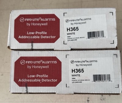 Fire-Lite H365 Addressable Heat Detector - White