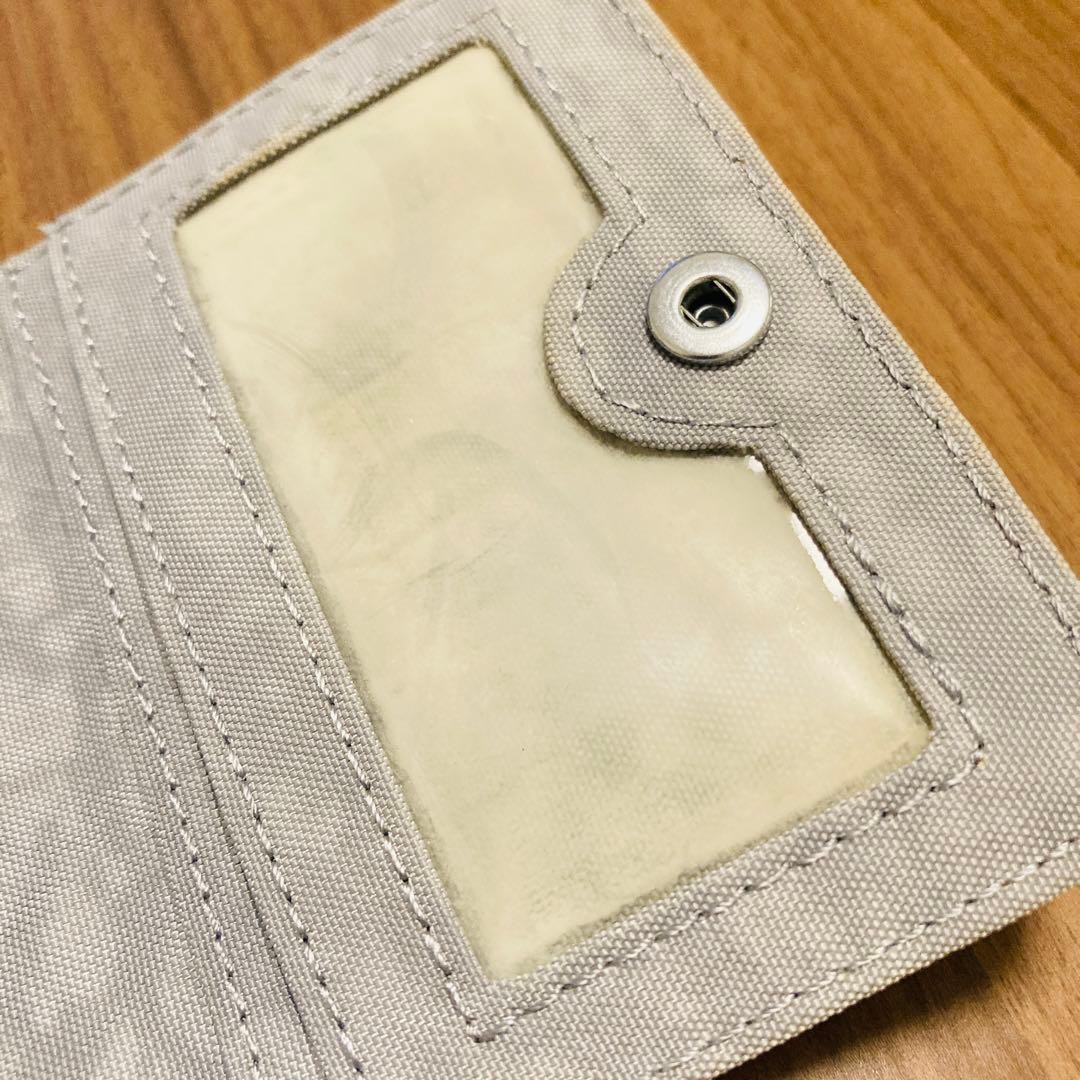 Kipling Leather Mini Wallet Gray Compact Used - image 6