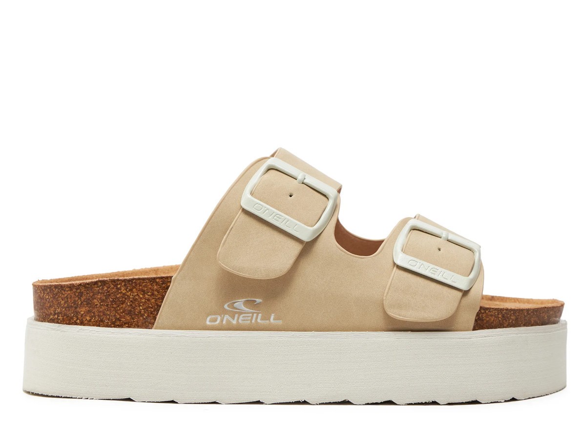 ONeill Damenschuhe Badelatschen 9024101973D ЖЕНСКИЕ БОСОНОЖКИ НА ПЛАТФОРМЕ низкие бежевые 9690₽