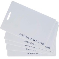 100pcs 125KHz Proximity Cards - EM4100/TK4100 Compatible, 1.8mm Thick, Read Only