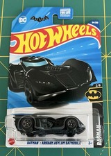 2025 HOT WHEELS BATMAN: ARKHAM ASYLUM BATMOBILE BATMAN SERIES 2/5 BLACK