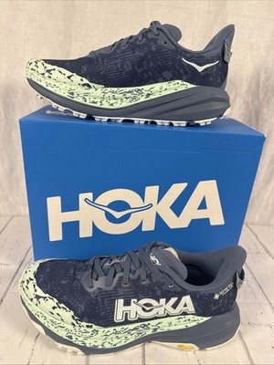 NEW Hoka One One Speedgoat 6 GTX 1155151-TFL Blue Trail Running Shoes Women 9 B
