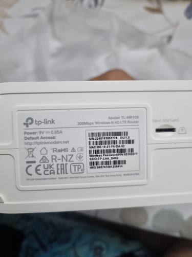 MODEM, ROUTER WIFI con SIM INCLUSA, Pronto per essere utilizzato! - Picture 5 of 5
