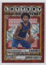 2023 Contenders Optic Lottery Ticket International Red Prizm Dereck Lively 1t4l