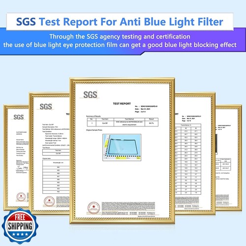 ZOEGAA Protection d'écran pour ordinateur portable 11,6", écran anti lumière bleue et anti éblouissement P - Photo 3/5