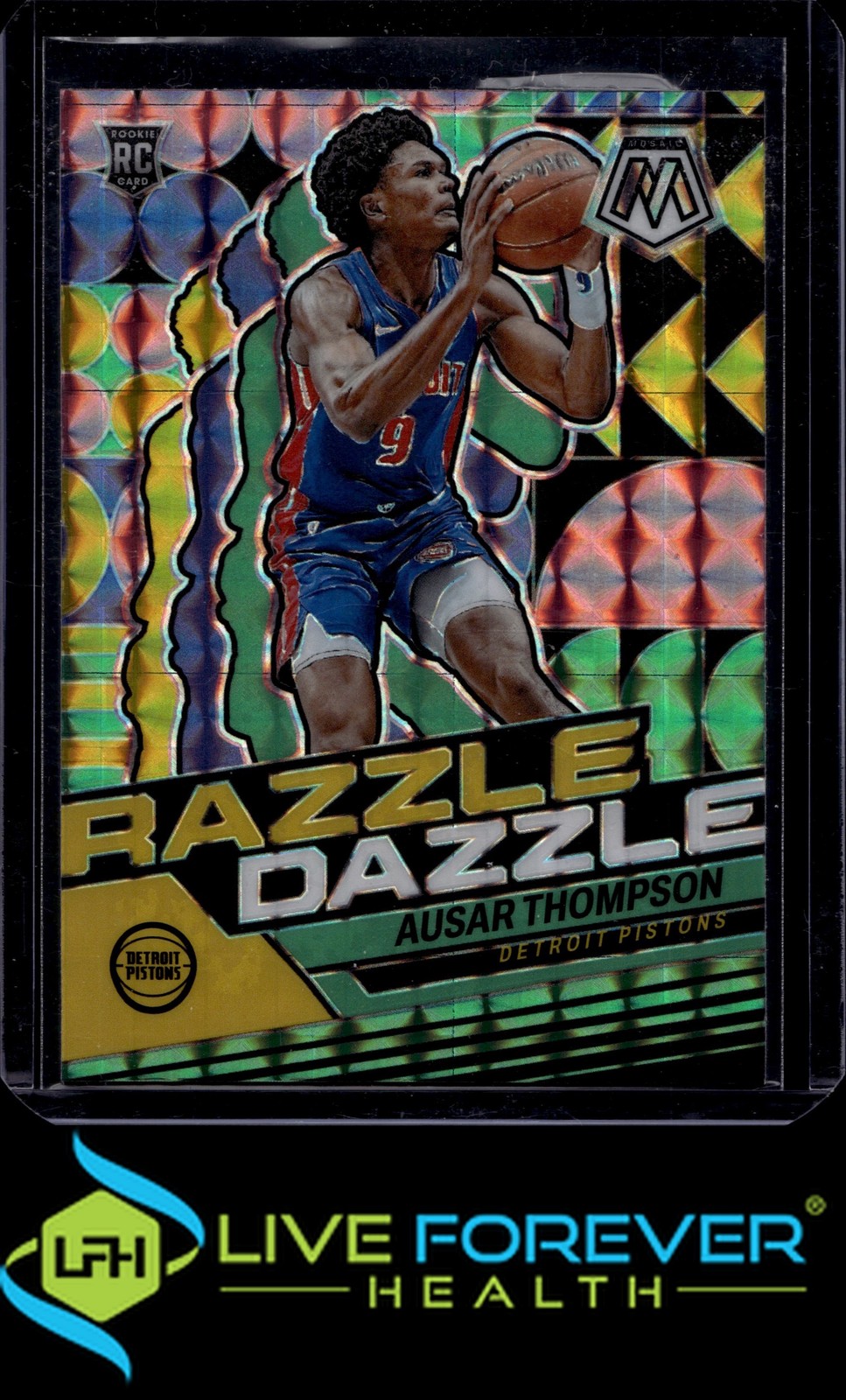 2023-24 Panini Mosaic #8 Ausar Thompson Razzle Dazzle