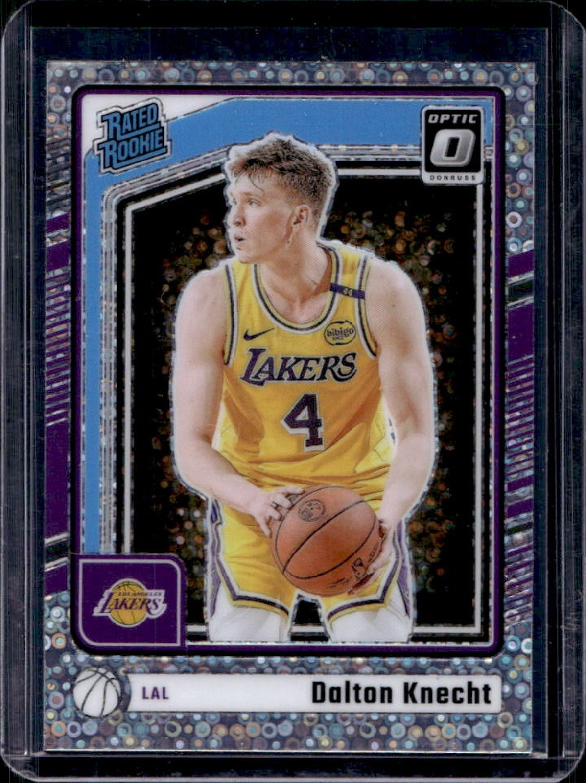 2024-25 Donruss Optic Dalton Knecht Fast Break Holo Prizm RC Rated Rookie #256