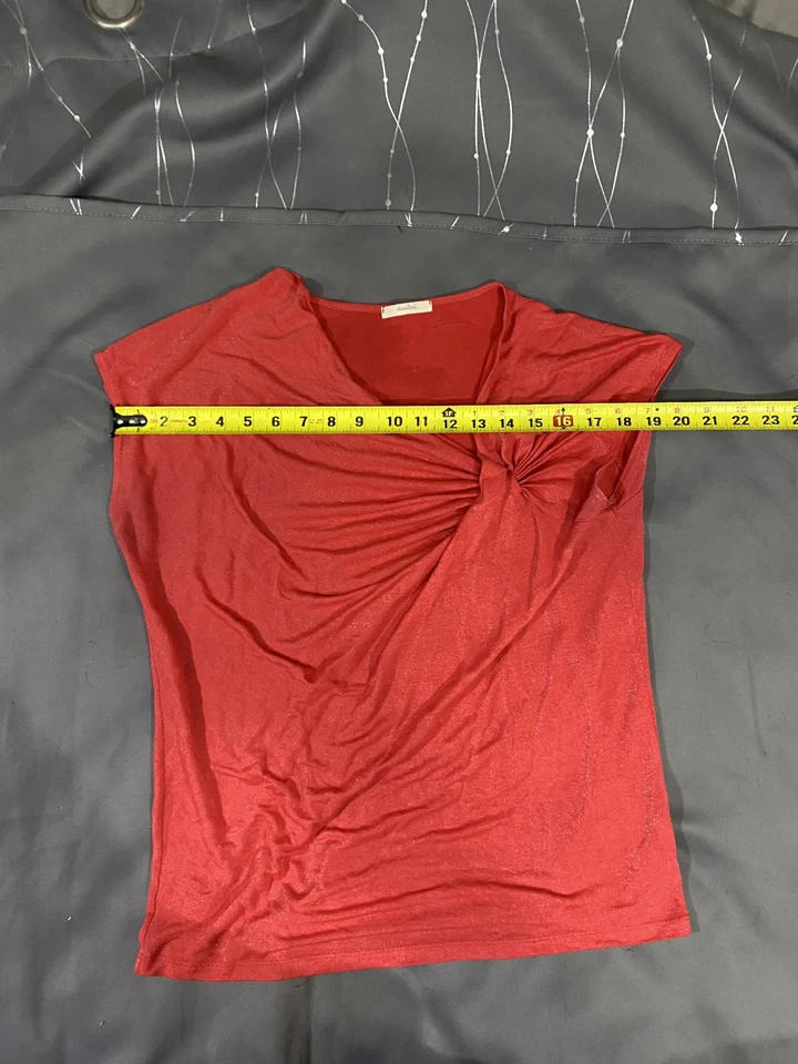 Blusa Maitai Mujer Naranja Sin Mangas L(?) Medidas en fotos Foto 4 de 4