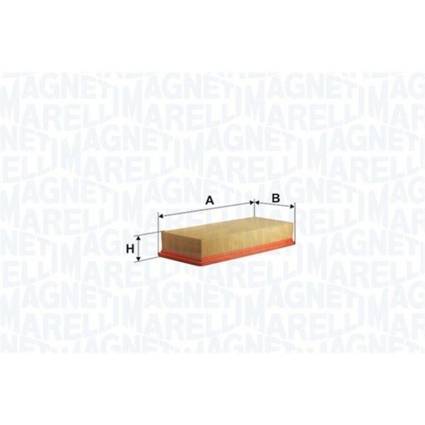 Magneti Marelli Luftfilter Filtereinsatz FüR Fiat Panda 1.1 1.2 Punto Lancia-image