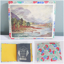Antique Needle Case Book 1920s Abel Morrall Scottish Highlands Sewing Needlework