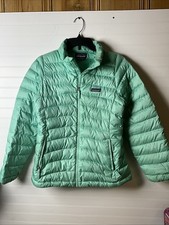 Patagonia Jacket KIDS XXL 16-18 Down Blue Full Zip Puffer 68233