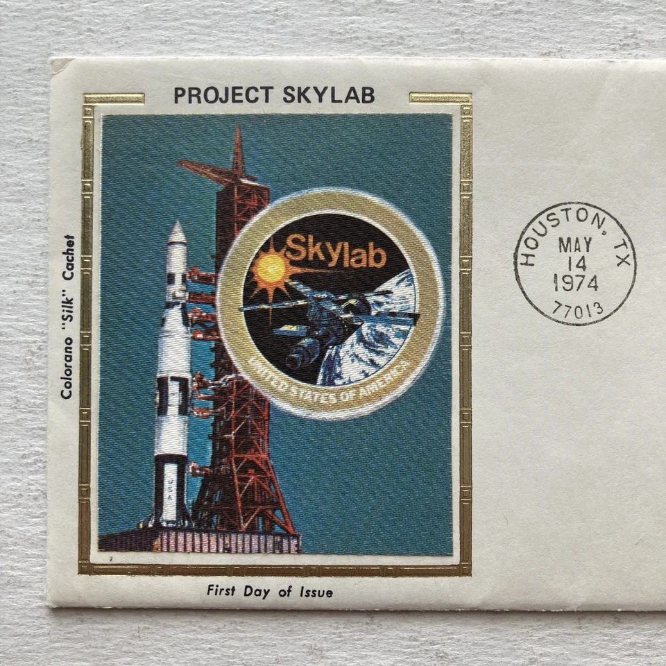 Project Skylab Commemorative First Day Cover 5-14-74 Colorano "Silk" Cachet - Image 2 of 4