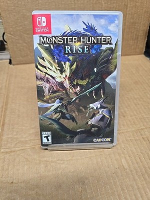 Monster Hunter Rise Nintendo Switch 2021 Game with Case
