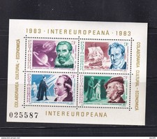 Romania 1983 Sheet Mi Block 193 MNH Famous Man 16289
