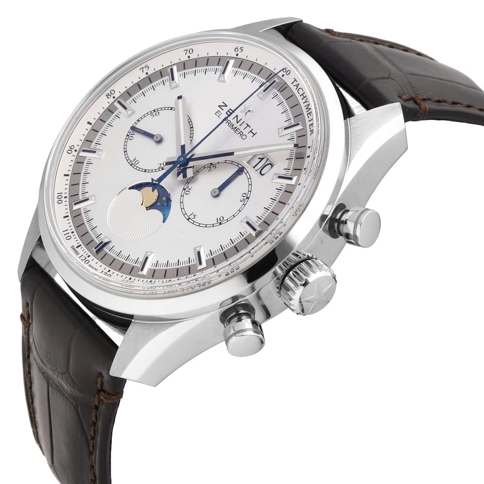 Zenith El Primero Helios Silver Dial Automatic Men's Watch 03.2160.4047/02.C713 - Image 2 of 4