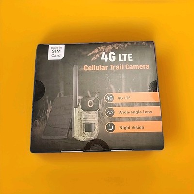 NEW 4G LTE Cellular Trail Camera Solar Powered (built In Sim Card) Two Way Talk!