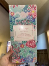 NEW Pottery Barn Kids Lilly Pulitzer Unicorns in Bloom Organic Crib Fitted Sheet