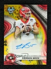 2024 Bowman U Best Yellow Refractor 7/75 Carson Beck #BOA-CBE Auto