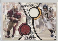 2002 Upper Deck MVP Souvenirs Dual Jeff Garcia Doug Flutie #SD-GF b6s