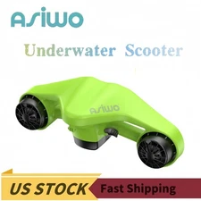 Asiwo Underwater Scooter Sea Scooter LED Silence Dual Motors 5Ah 25.2V Green