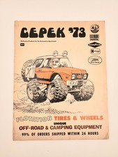 Catalogo Prodotti Dick Cepek 1973 Attrezzature Fuoristrada e Campeggio Ottime Condizioni
