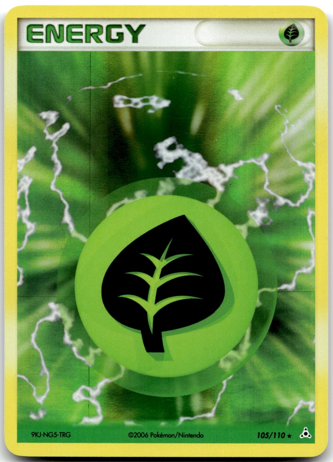 Grass Energy 105/110 Holo Holon Phantoms Pokemon Card NM