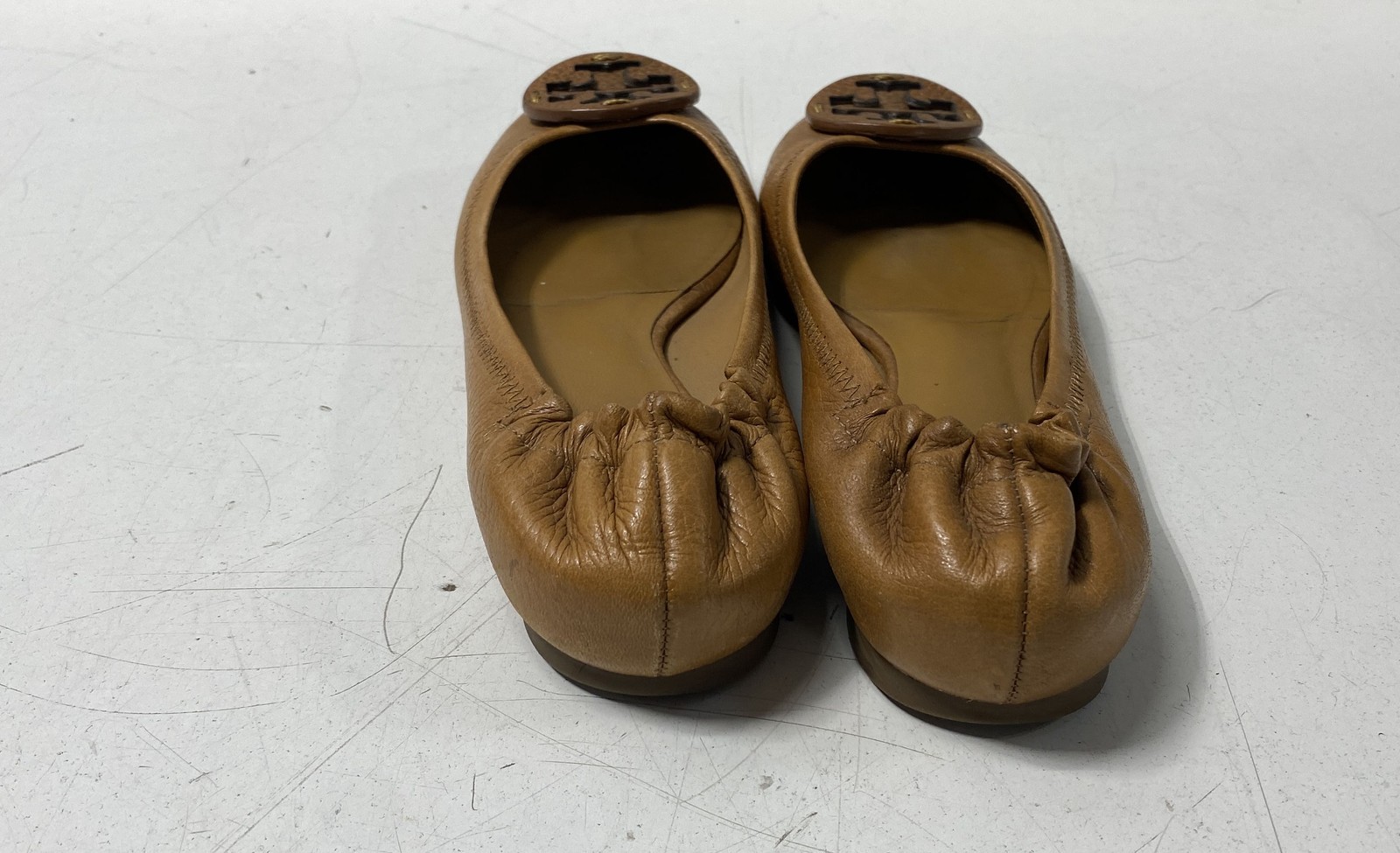 Tory Burch Brown Solid Ballet Flat Flat Women 6M - image 5