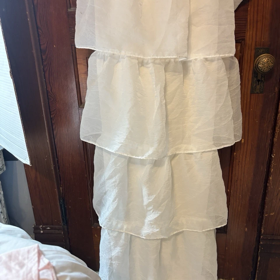 Conjunto de 2 cortinas de bolso vara franja branca 47x78 gasto e chique - Imagem 3 de 4