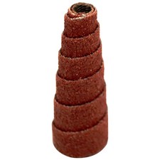 United Abrasives SAIT 38344 3/4x2x3/16 Full Taper Cartridge Rolls 60 Grit 100 pk