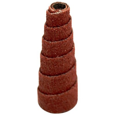 United Abrasives SAIT 38344 3/4x2x3/16 Full Taper Cartridge Rolls 60 Grit 100 pk