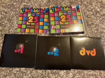 RARE 2 CDs + DVDTimbirichi 25 Vivo En Vivo Domar El Aire Vuelvo A Comenzar Atado